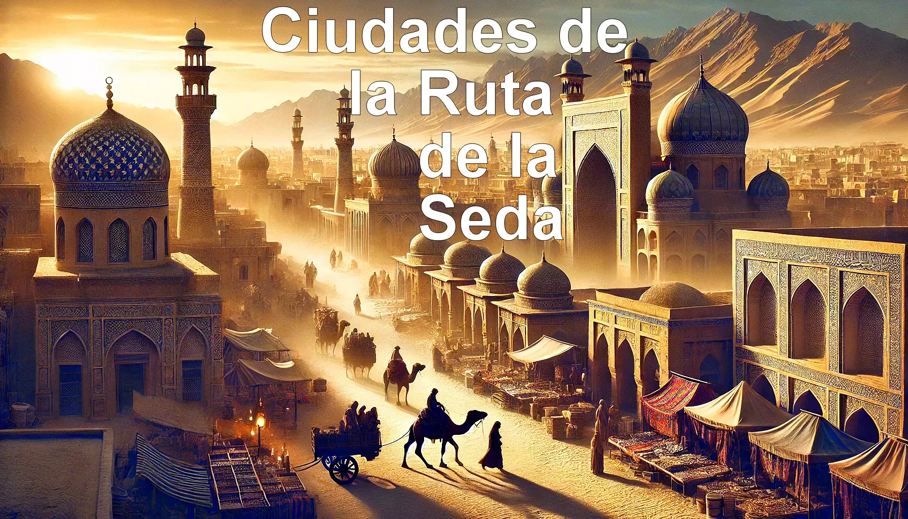 ciudades de la ruta de la seda
